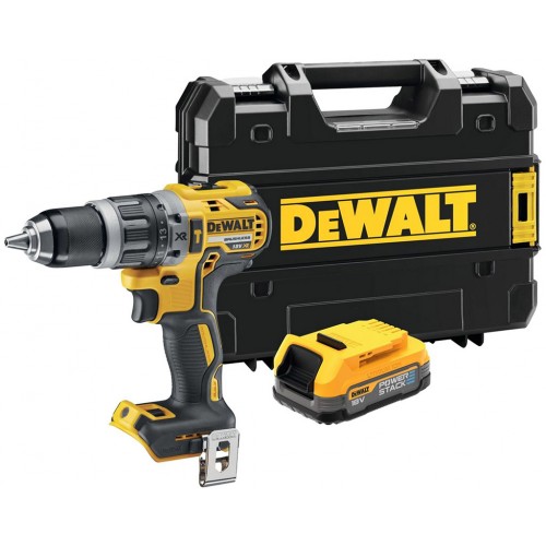 DeWALT DCD796E1T Aku príklepová vŕtačka XR 18V (70Nm,1x1,7Ah PowerStack)Tstak