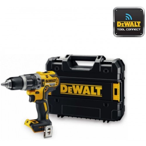 DeWALT DCD797NT Aku Tool Connect príklepová vŕtačka XR (70Nm/18V/bez aku) kufor Tstak