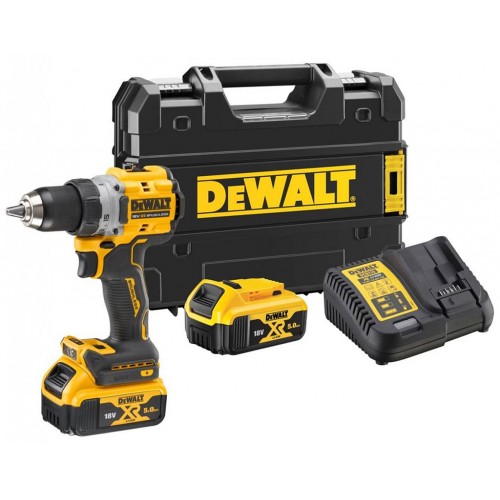 DeWALT DCD800P2T Aku Vŕtačka XR 18V (90Nm, 2x5,0Ah) kufr Tstak