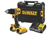 DeWALT DCD805E2T Aku príklepová vŕtačka XR (90Nm/18V/2x1,7Ah PowerStack) kufor Tstak