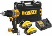 DeWALT DCD805H2T Aku príklepová vŕtačka (90Nm/18V/2x5,0Ah PowerStack) kufor Tstak