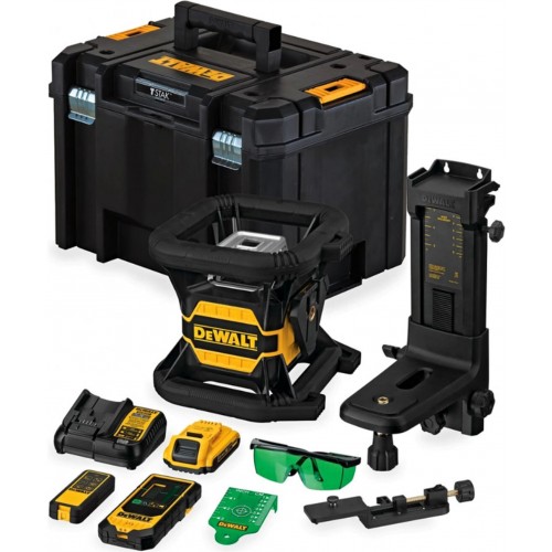 DeWALT DCE080D1GS Aku samonivelačný rotačný laser so zeleným lúčom (18V/1x2,0Ah) Tstak