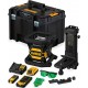 DeWALT DCE080D1GS Aku samonivelačný rotačný laser so zeleným lúčom (18V/1x2,0Ah) Tstak