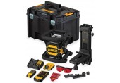 DeWALT DCE080D1RS Aku rotačný laser červený 18V Tool Connect, 2 Ah