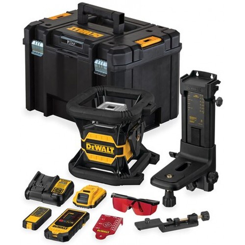 DeWALT DCE080D1RS Aku rotačný laser červený 18V Tool Connect, 2 Ah