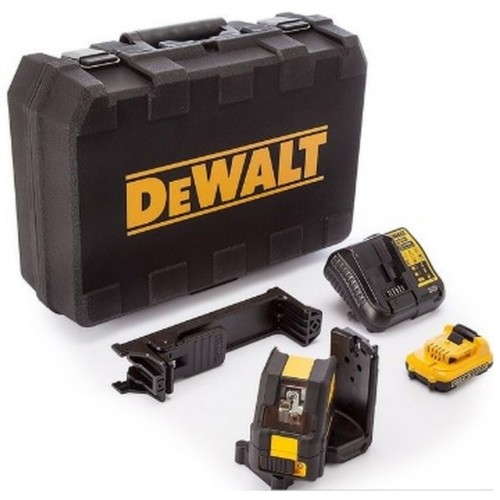 DeWALT DCE088D1G Aku krížový laser, zelený lúč XR (10,8V/2,0Ah)kufor Tstak