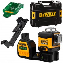 DeWALT DCE089NG18 Laser samonivelačný kríž, 3x 360 ° zelený lúč 18V 1x kufor Tstak