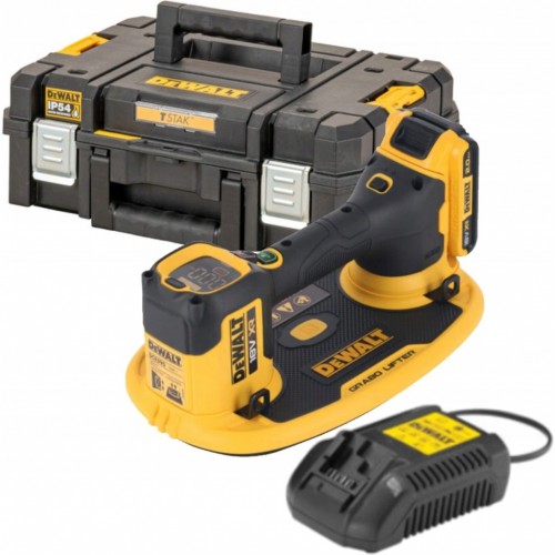 DeWALT DCE590D1T Grabo Aku podtlakový zdvihák XR (18V/1x 2,0 Ah) kufr Tstak
