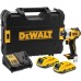 DeWALT DCF809D2T Aku rázový uťahovák 1/4" (190Nm/18V/2x2,0Ah) kufor Tstak