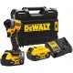 DeWALT DCF850P2T Aku rázový uťahovák 1/4" (205Nm/18V/2x5,0Ah) kufor Tstak