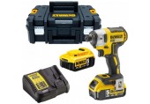 DeWALT DCF887P2 Aku rázový uťahovák 1/4" (205Nm/18V/2x5,0Ah) kufor Tstak