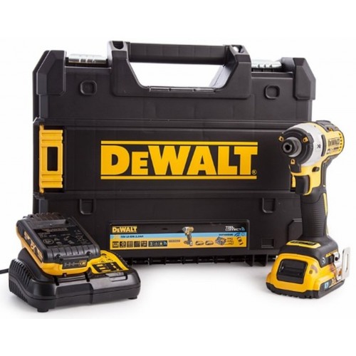 DeWALT Aku Rázový uťahovák 1/4, Tool Connect 18V XR Li-Ion 2x 5,0 Ah, v kufri DCF888P2B