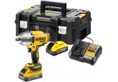 DeWALT DCF900H2T Aku rázový uťahovač 1/2" (1898Nm/18V/2x5,0Ah PowerStack) kufor Tstak
