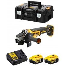 DeWALT DCG405P2 Aku uhlová brúska 125mm, XR (18V/2x5,0Ah) kufor Tstak