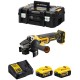 DeWALT DCG405P2 Aku uhlová brúska XR (18V/2x5,0Ah/125mm)) kufor Tstak