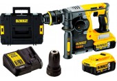 DeWALT DCH274P2T Aku kombinované kladivo SDS-plus + skľučovadlo (18V/2,1J/2x5,0Ah) Tstak