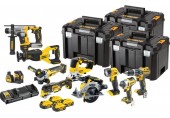 DeWALT DCK1012P4T Súprava bezuhlíkových zariadení 10ks (18V/4x5Ah + 3x Tsak)