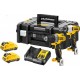 DeWALT DCK2110L2T Aku kombo sada DCD701 + DCF801 (12V/2 x 3,0 Ah) kufor Tstak