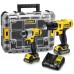 DeWALT DCK211C2T Combo sada vŕtačka / skrutkovač + rázový uťahovák 10.8 V 2x 1.3Ah akku,