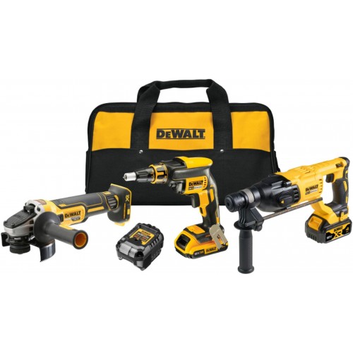 DeWALT DCK308DM Aku kombo sada (DCF620+DCH133+DCG405+18V/1x 2,0/4,0Ah) Taška DeWALT DCK308DM Aku kombo sada (DCF620+DCH133+DCG405+18V/1x 2,0/4,0Ah) Taška
