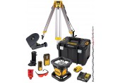 DeWALT DCK374D1R Aku sada rotačného červeného lasera 360 ° XR (18V/1x2,0Ah)Tstak box