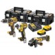 DeWALT DCK384P2T Aku súprava náradia (DCD796+DCF887+DCG405+18V/2x5,0Ah) 2xTstak