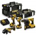 DeWALT DCK422P3 Kombo set DCG405+DCH273+DCD796+DCF887 (18V/3x5,0Ah)