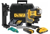 DeWALT DCLE34035D1 Aku multi laser 3x360 ° zelený s diaľkovým ovládaním (18V/2,0Ah) T-stak