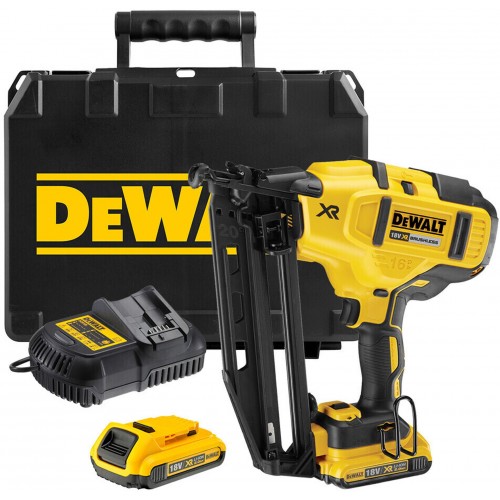 DeWALT DCN660D2 Aku klincovačka 63 mm XR (2x2,0Ah/18V) kufor Tstak