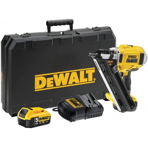 DeWALT DCN695P2 Aku klincovačka 50-90 mm (18V/2x5,0 Ah) kufor