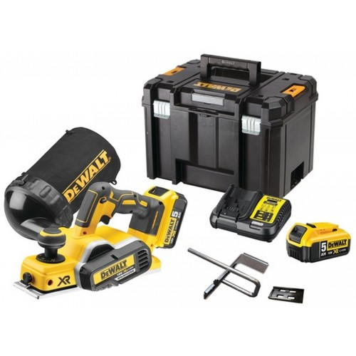 DeWALT DCP580P2 Aku hoblík 82mm XR (18V/2x5,0Ah) kufor Tstak VI