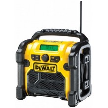 DeWALT Aku rádio LI-ION 10,8 - 18 V + 220V + USB Nabíjačka externých zariadení DCR020-QW