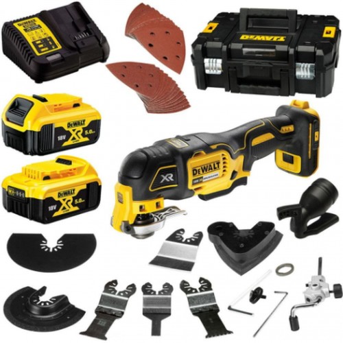 DeWALT DCS356P2 Aku multibrúska XR 18V (2x5,0Ah) kufor Tstak