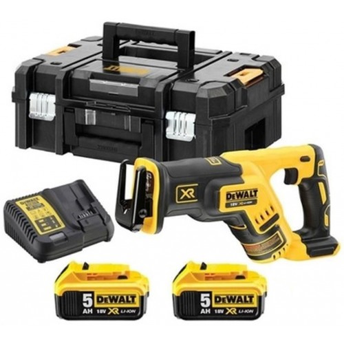 DeWALT DCS367P2 Aku chvostová píla XR (18V/2x5,0Ah) kufor Tstak