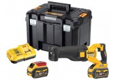 DeWALT DCS389T2 Aku mečová píla XR Flexvolt (54V/2x6,0Ah) Tstak box