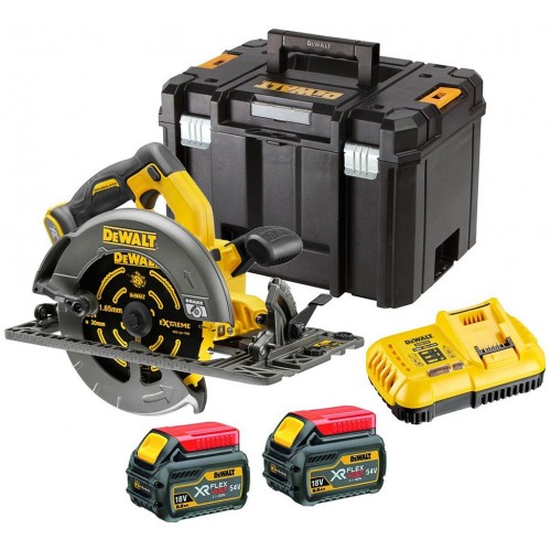 DeWALT Aku kotúčová píla 2x 6,0Ah FLEXVOLT 54V DCS576T2