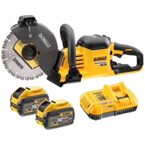 DeWALT DCS690X2 Aku rozbrusovacia píla s kotúčom XR FlexVolt (230mm/54V/2x9,0Ah)
