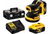 DeWALT DCW210P2 Aku excentrická brúska XR (125mm/18V/2x5,0Ah) kufor Tstak