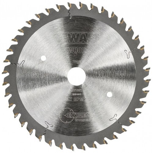 DeWALT DT1091 Pílový kotúč Extreme 165 x 20 mm, 40 zubov
