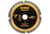 DeWALT DT1472 Pílový kotúč pre cementovláknité a laminátové dosky, 190 x 30 mm, 4 zuby