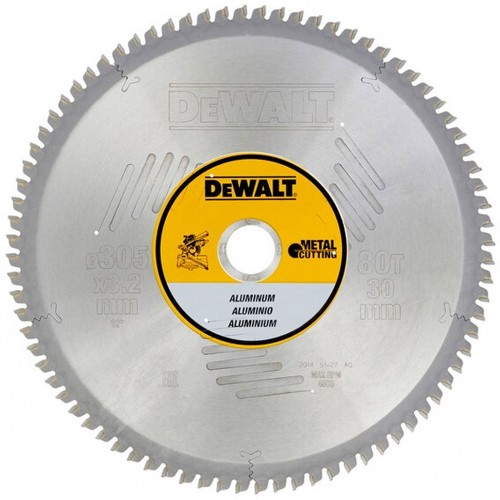 DeWALT DT1916 Pílový kotúč na hliník 305 x 30 mm, 80 zubov