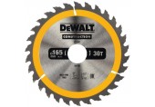 DeWALT DT1937 Pílový kotúč Construction 165 x 30 mm, 30 zubov, ATB 10°