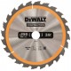 DeWALT DT1956-QZ Construction Pílový kotúč pre drevo s klincami, 250 x 30 mm, 24 zubov
