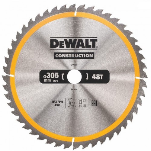 DeWALT DT1959 Pilový kotúč 305 x 30 mm na drevo, 48 zubov, ATB 10°