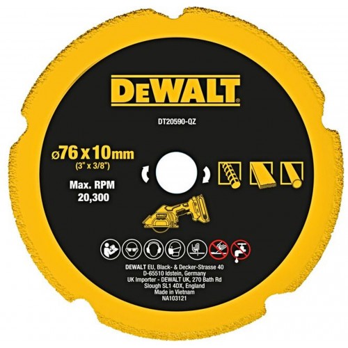 DeWALT DT20590 Diamantový rezný kotúč 76mm pre DCS438