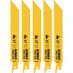 DeWALT DT2345 Bimetalové pílové listy na drevo, hliník, laminát, 152mm 5ks