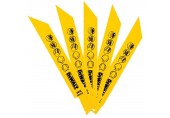 DeWALT DT2385 Bimetalové pílové listy na kov do 1,5mm, 152mm, hladké rezy, pre mečové píly