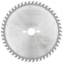 DeWALT DT4345 Pílový kotúč Extreme 250 x 30 mm, 50 zubov, HZ 10 °