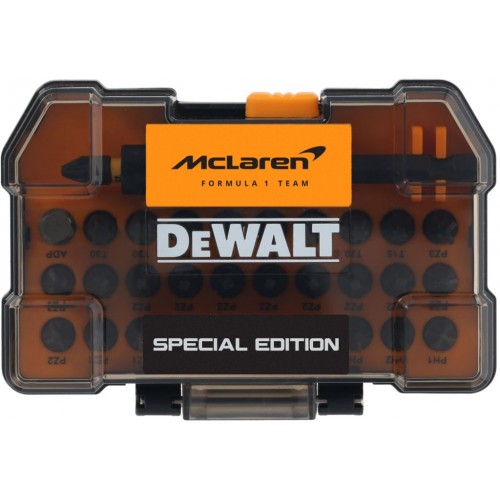DeWALT DT70900T McLaren Súprava skrutkovacích bitov pre rázové náradie - 32 ks DeWALT DT70900T McLaren Súprava skrutkovacích bitov pre rázové náradie - 32 ks