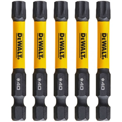 DeWALT DT7399T Súprava skrutkovacích bitov T40 57 mm, 5 ks DeWALT DT7399T Súprava skrutkovacích bitov T40 57 mm, 5 ks